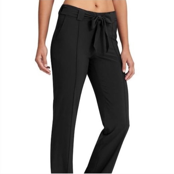 Athleta Pants - Athleta Wide Leg Destination Pant w/ Tie Belt